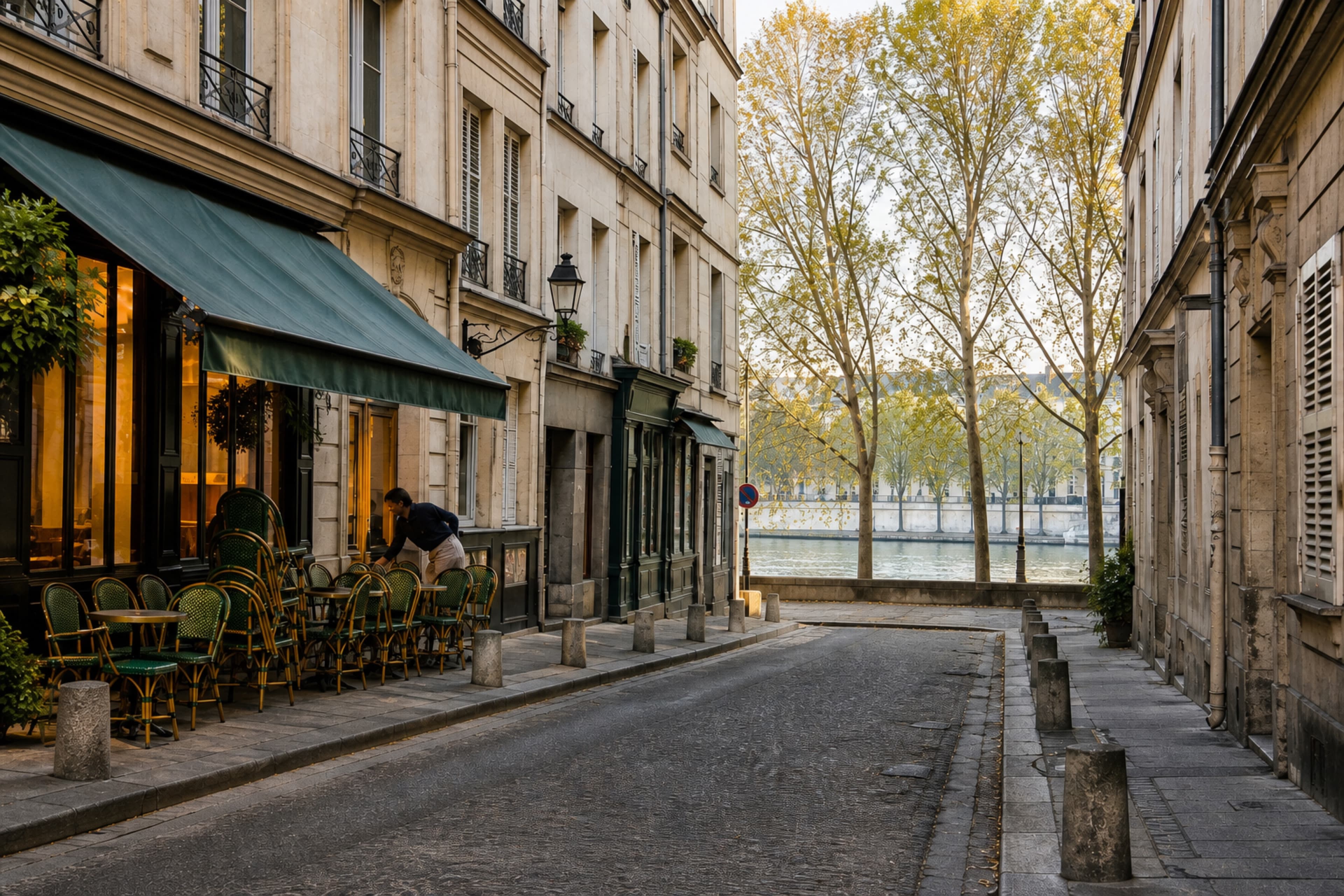Paris sokaklarında bir gezi anı